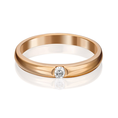 

Кольцо из золота р. 16 PLATINA jewelry 01-0813-00-101-1110-30, бриллиант, 01-0813-00-101-1110-30