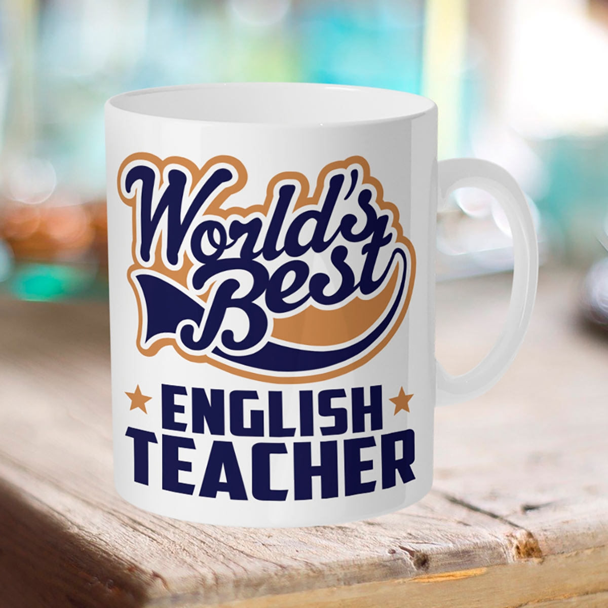 

Кружка Учителю английского. World's Best English Teacher.