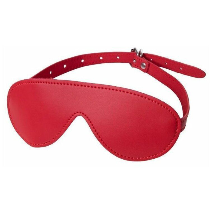 Маска ToyFa Anonymo из искусственной кожи красная