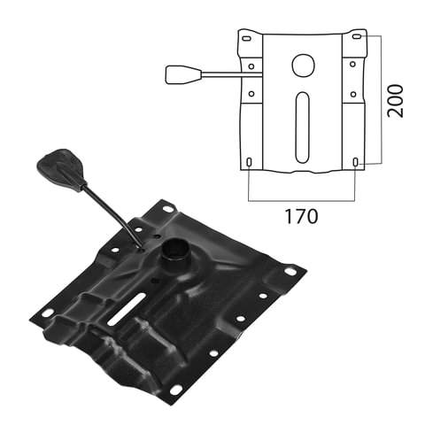 

Механизм для кресла Up&Down, межцентровое расстояние крепежа 170х200 мм (арт. 531485)
