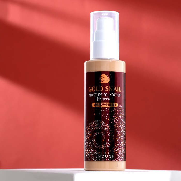 

Тональный крем Enough с улиточным муцином Gold Snail Moisture Foundation SPF30