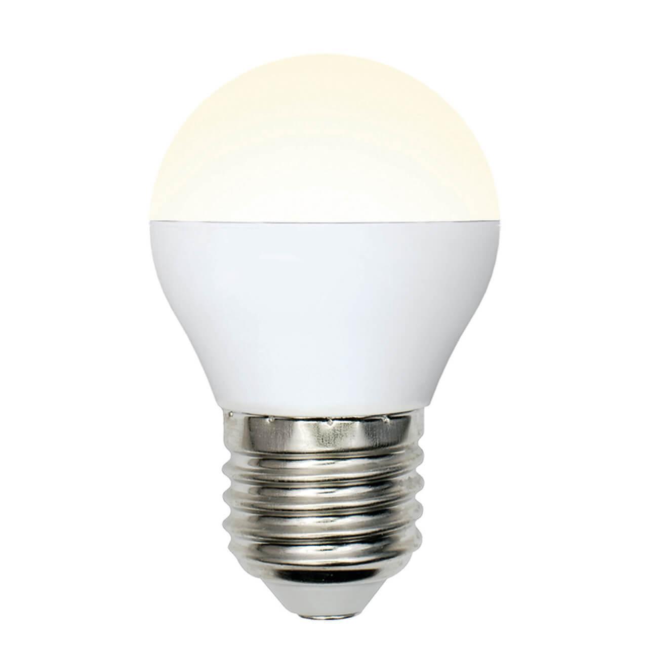 

Лампа светодиодная Uniel E27 6W 3000K матовая LED-G45-6W/WW/E27/FR/MB PLM11WH UL-00002377