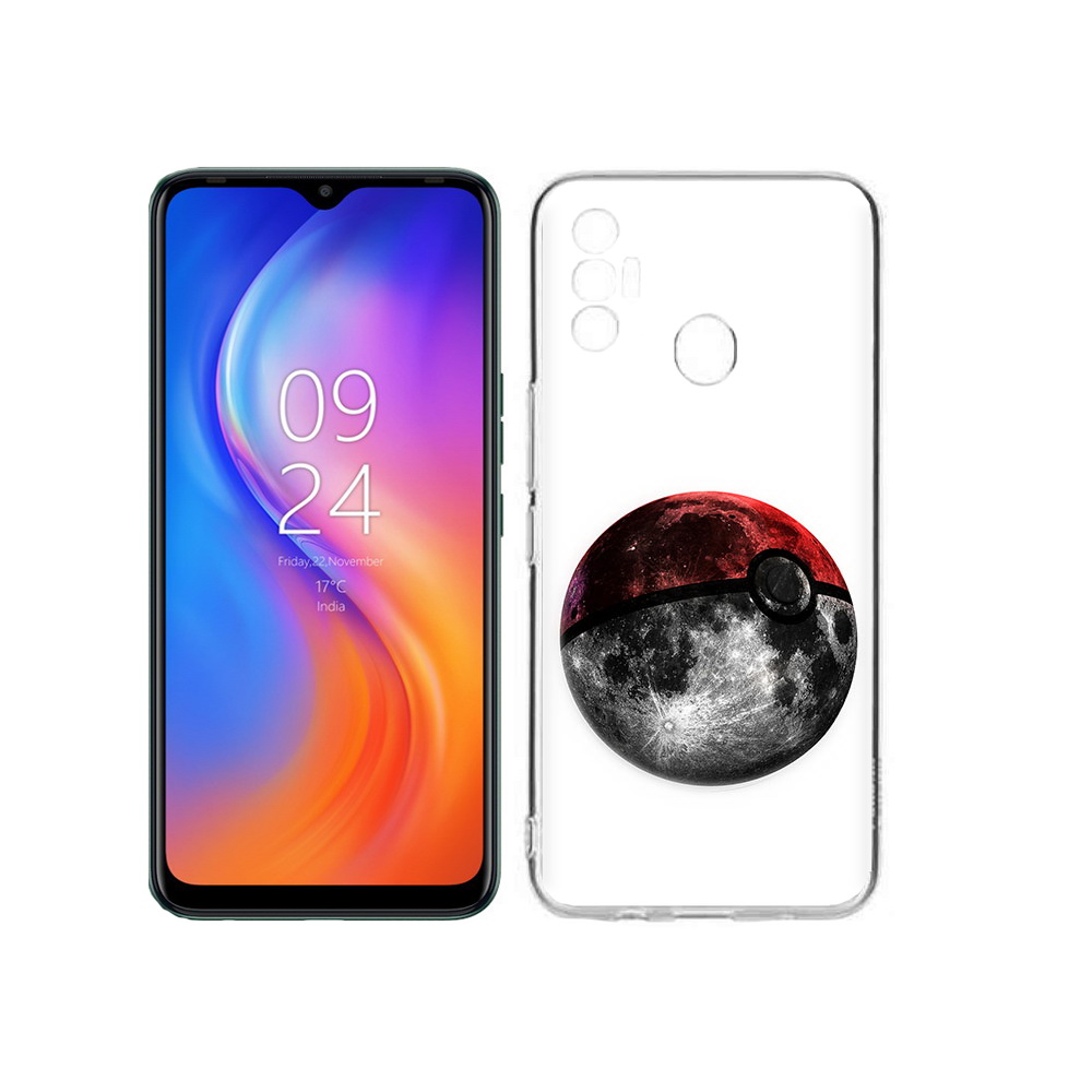 

Чехол MyPads Tocco для Tecno Spark 7 планета покебол, Прозрачный, Tocco