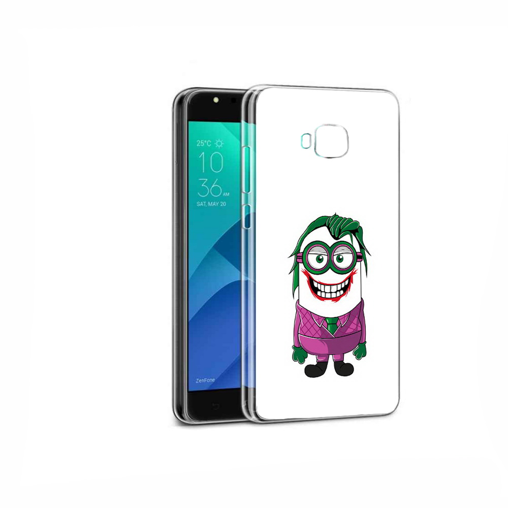 

Чехол MyPads Tocco для Asus ZenFone 4 Selfie джокер миньон, Прозрачный, Tocco