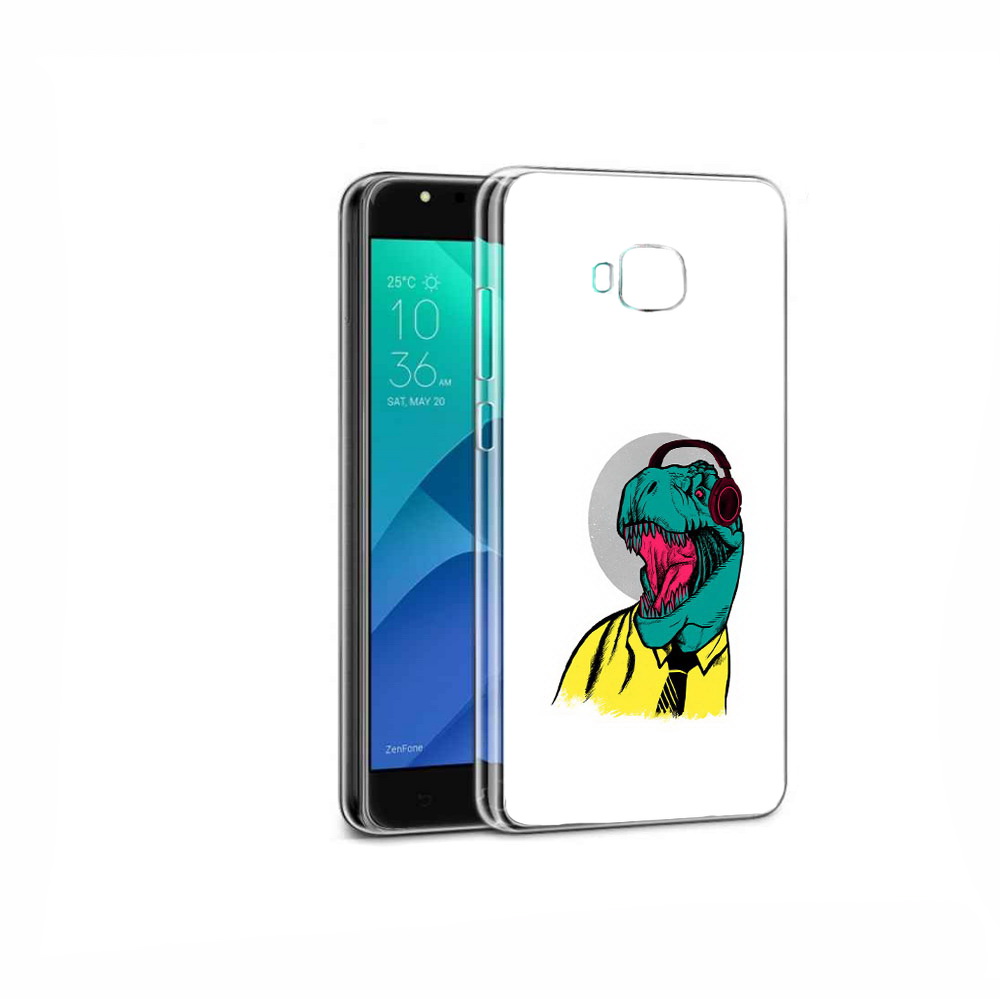 

Чехол MyPads Tocco для Asus ZenFone 4 Selfie дино, Прозрачный, Tocco