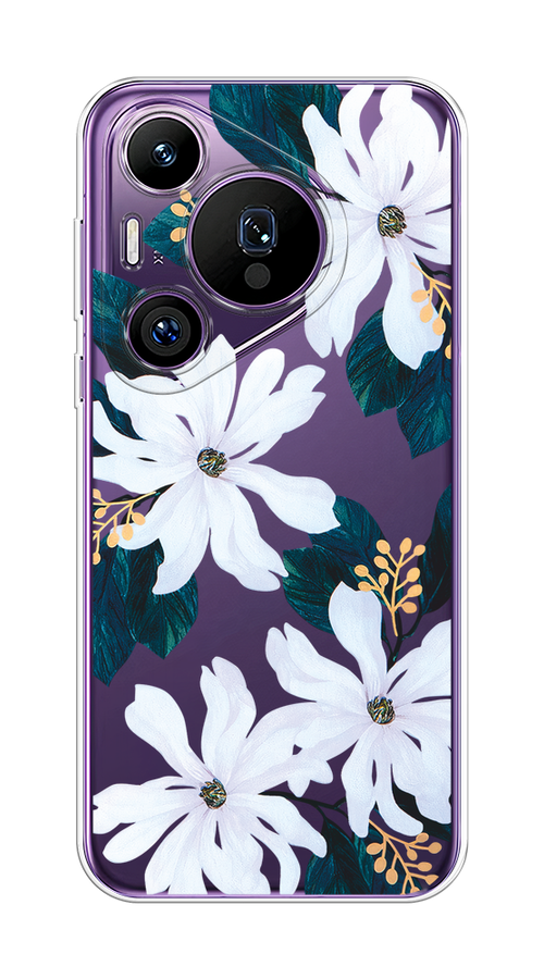 

Чехол на Huawei Pura 70 Pro/70 Pro Plus "Delilah Flower", Зеленый;белый, 6124450-1