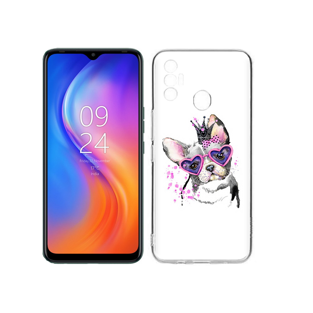 

Чехол MyPads Tocco для Tecno Spark 7 принцесса, Прозрачный, Tocco