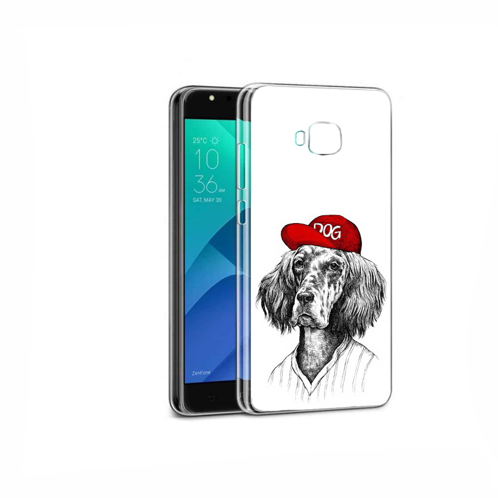 

Чехол MyPads Tocco для Asus ZenFone 4 Selfie дог, Прозрачный, Tocco