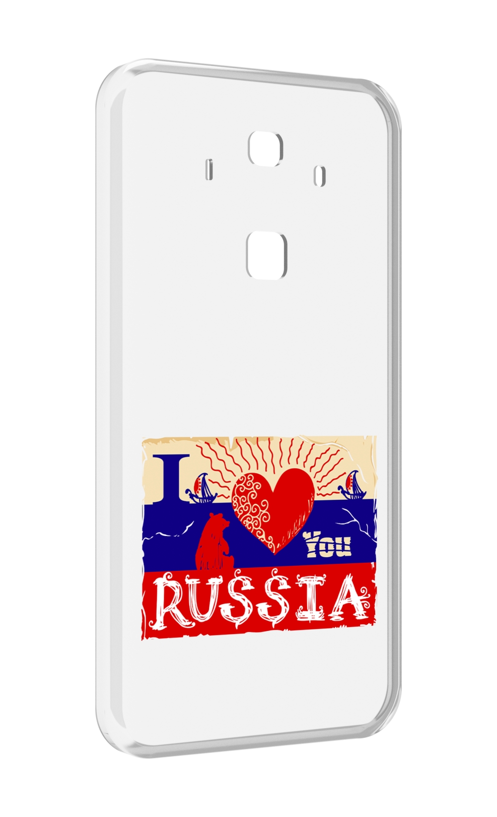 Чехол MyPads Люблю Россию для Huawei Mate 10 Pro
