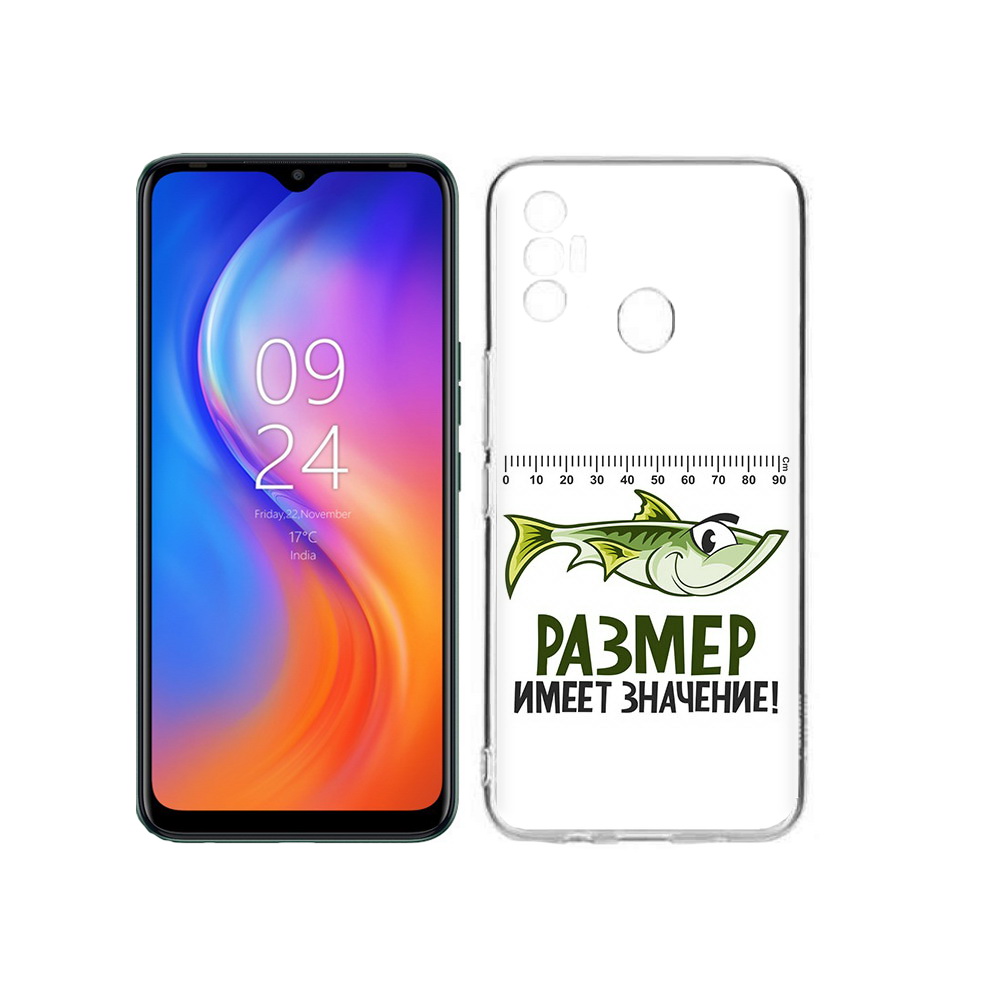 

Чехол MyPads Tocco для Tecno Spark 7 размер не имеет значения, Прозрачный, Tocco
