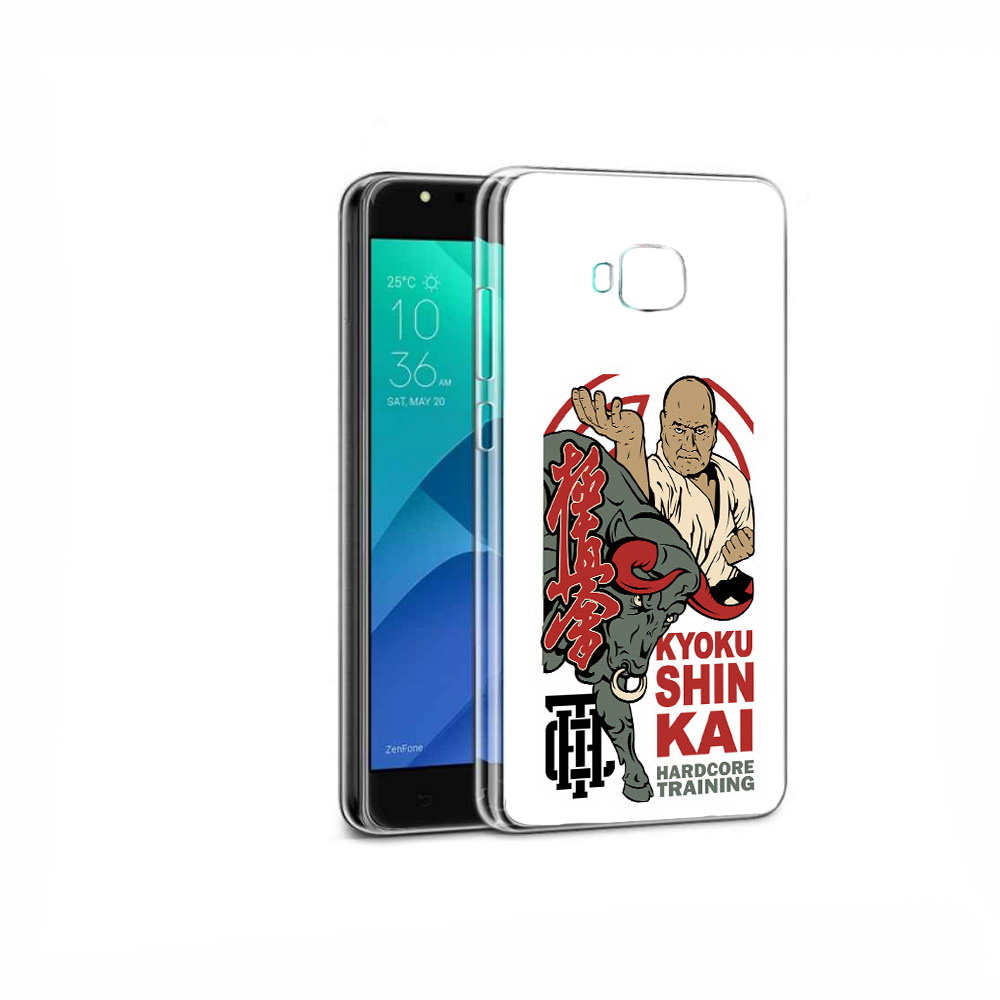 

Чехол MyPads Tocco для Asus ZenFone 4 Selfie единоборства рисунок, Прозрачный, Tocco