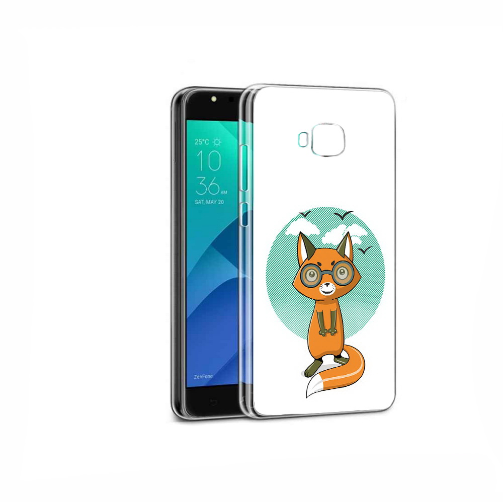 Чехол MyPads Tocco для Asus ZenFone 4 Selfie задумчивая лиса