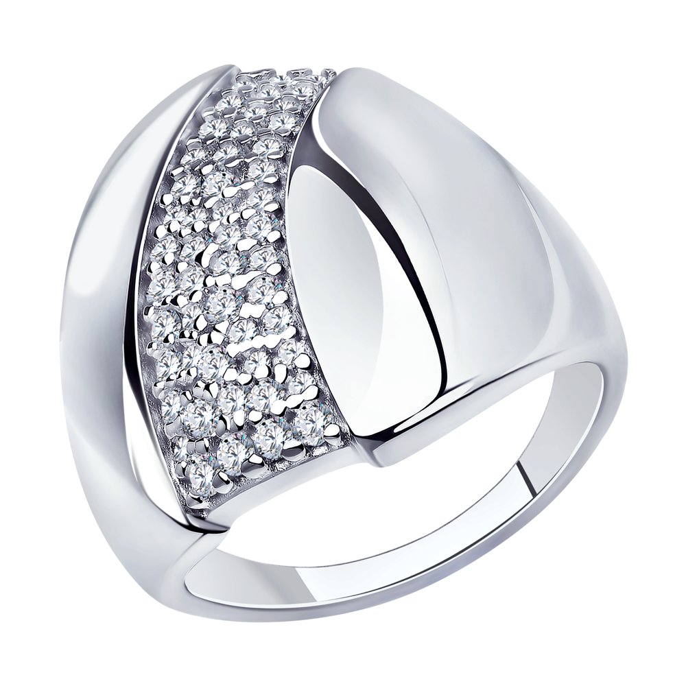 

Кольцо из серебра р. 17,5 Diamant 94-110-00676-1, фианит, 94-110-00676-1