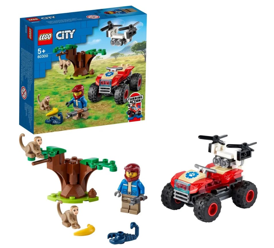 

Конструктор LEGO City 60300 Спасательный вездеход для зверей, 74 детали, 60300