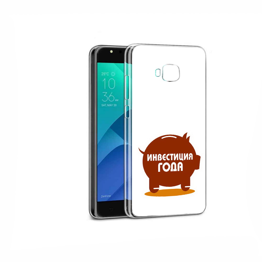

Чехол MyPads Tocco для Asus ZenFone 4 Selfie инвестиция, Прозрачный, Tocco