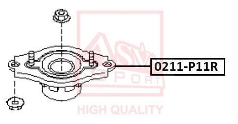 

Опора Амортизатора Nissan Primera Ii (1996-2002) ASVA арт. 0211-P11R