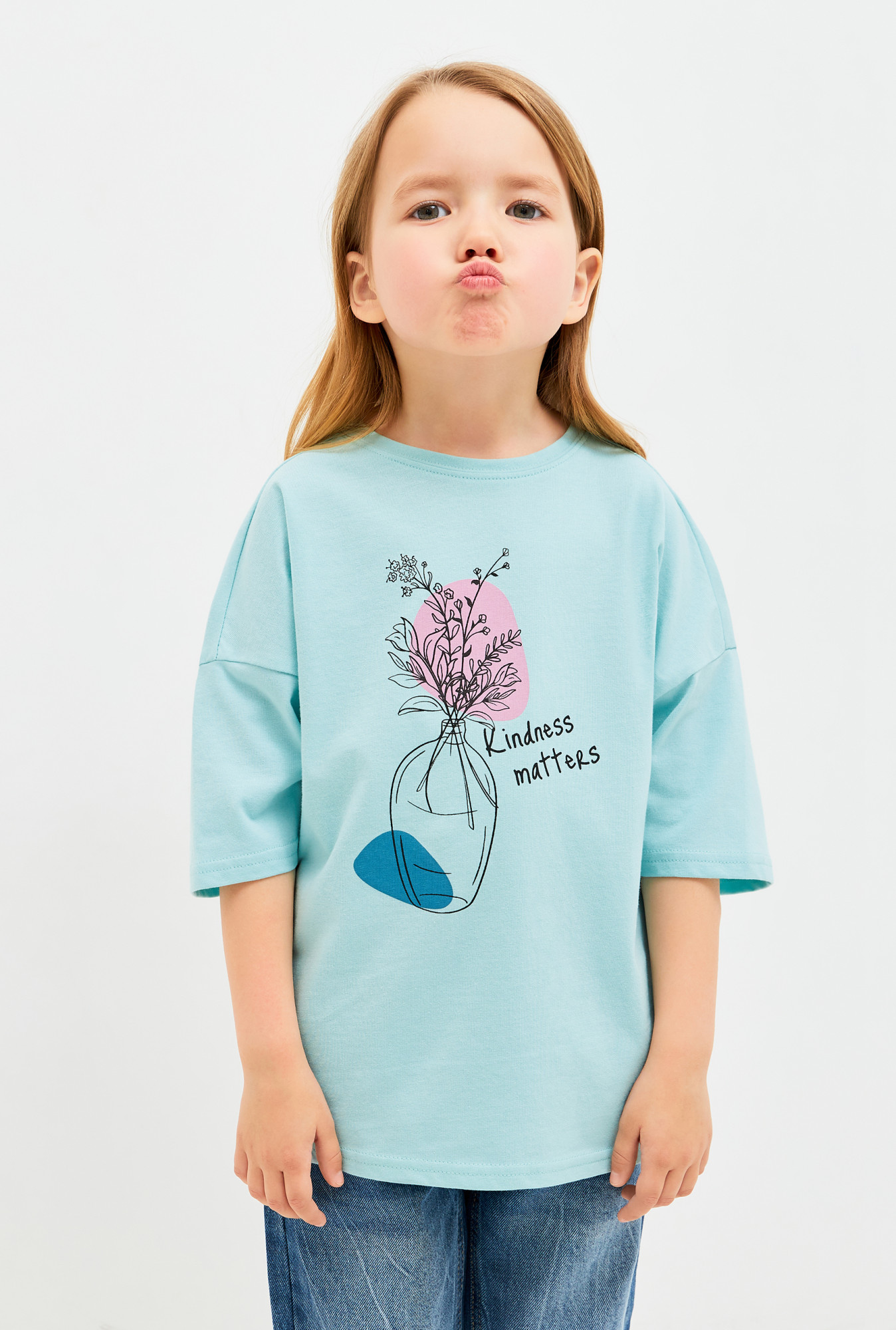 

Футболка детская Acoola 20220510078 цв.голубой р.122, 20220510078