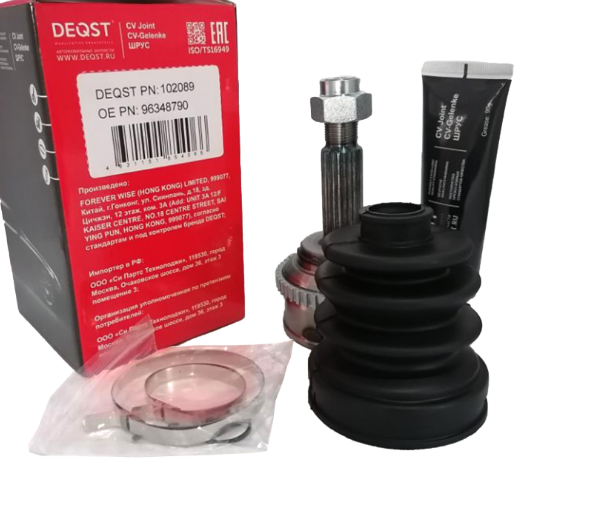 

DEQST ШРУС CHEVROLET AVEO 1.2/1.4 02- нар.(ABS)