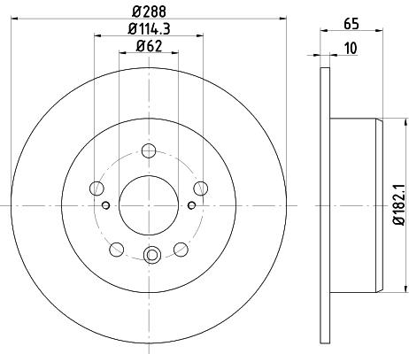 

Тормозной диск NISSHINBO ND1014K
