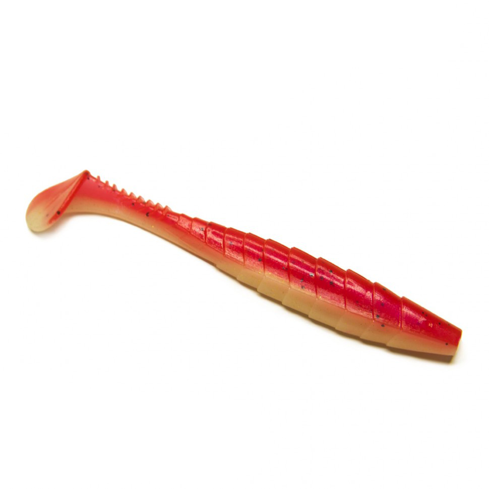 

Мягкие приманки Esox GEKASA 4.0" (102мм) # DC009 (5шт), Красный;бежевый, Gekasa