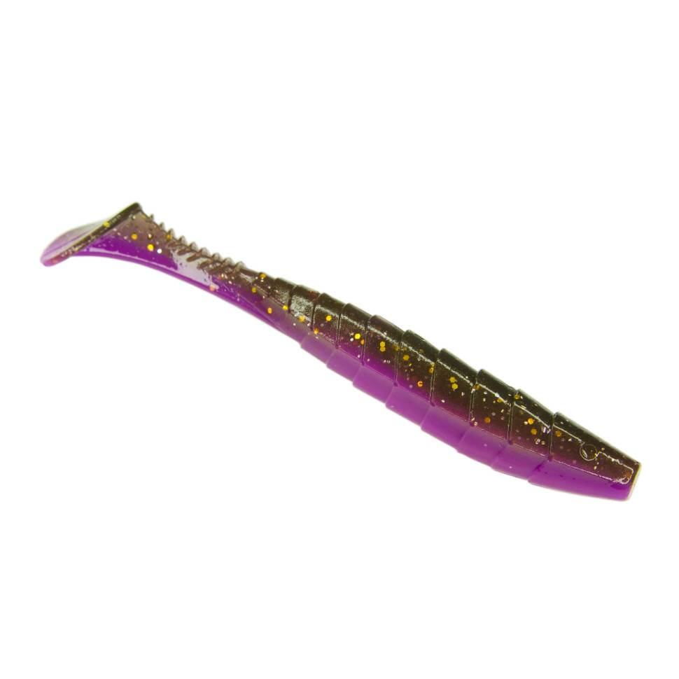 

Мягкие приманки Esox GEKASA 4.0" (102мм) # DC013 (5шт), Коричневый;фиолетовый, Gekasa