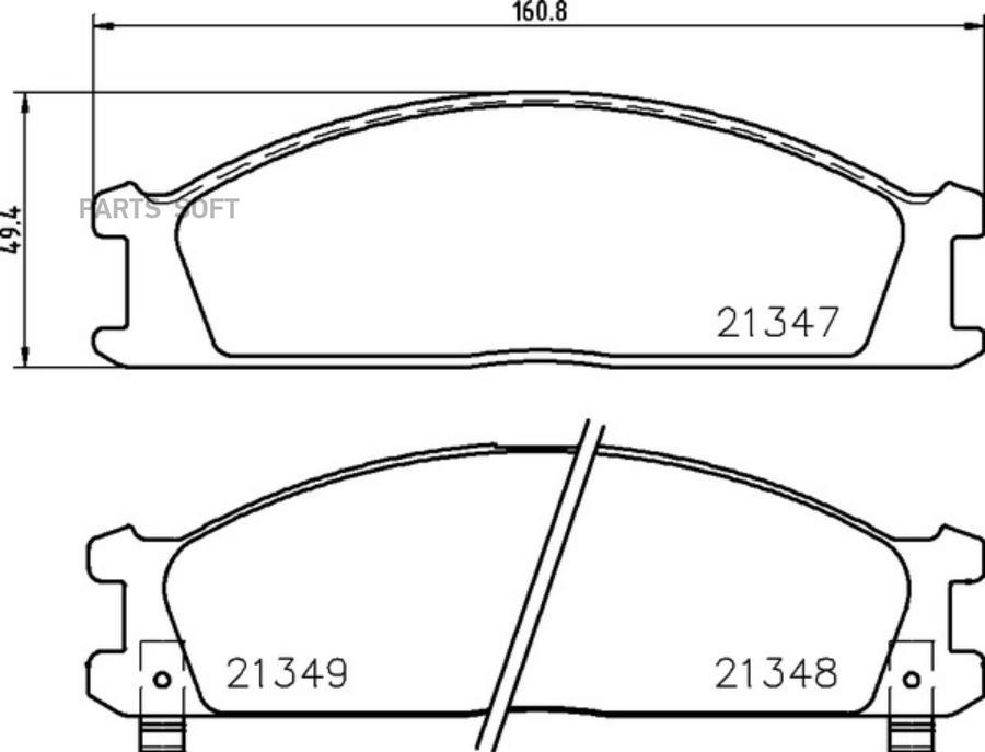 

Тормозные колодки NISSHINBO передние дисковые Strong Ceramic np2008sc