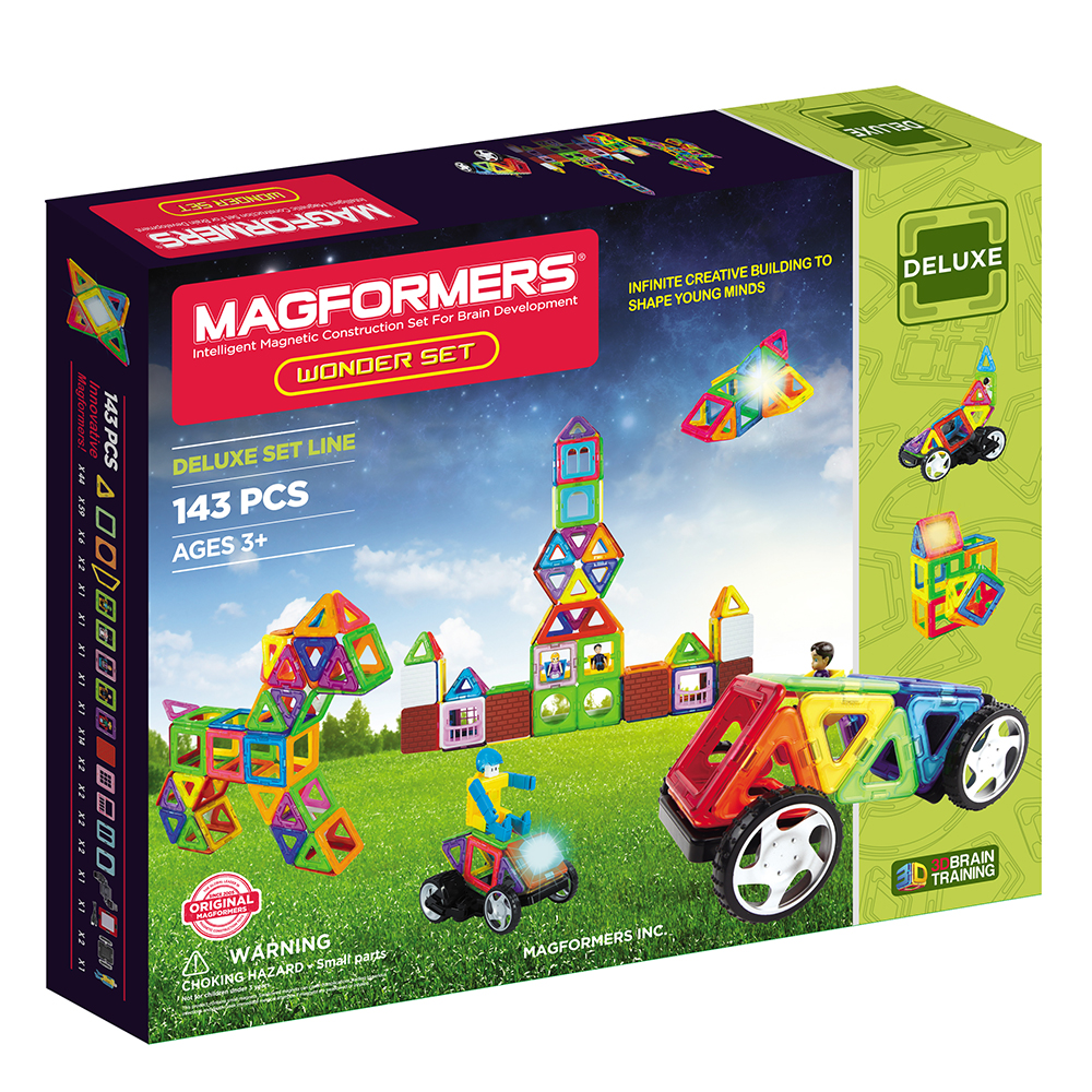 Магнитный конструктор Magformers Wonder Set 710095, 143 детали