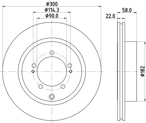 

Тормозной диск NISSHINBO ND3006K
