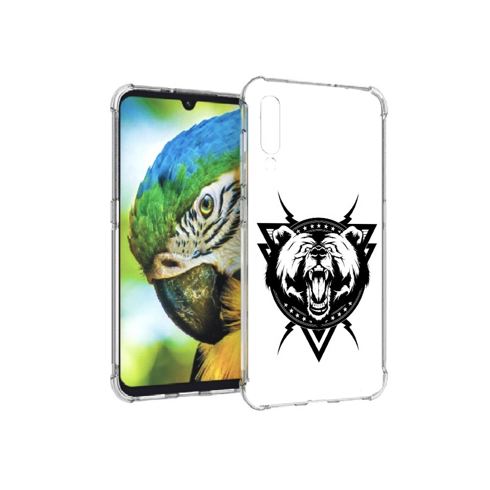 

Чехол MyPads Tocco для Xiaomi Mi 9 медведь в треугольнике (PT126035.255.464), Прозрачный, Tocco