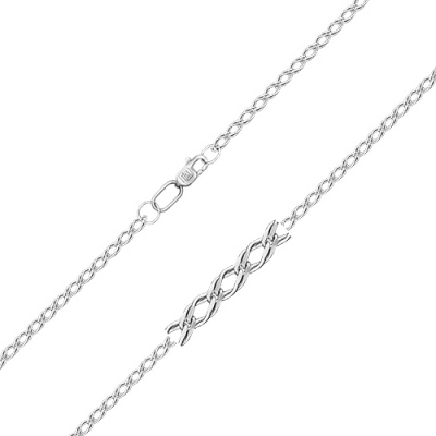 

Цепочка из белого золота 45 см PLATINA jewelry 21-0311-040-1120-17, 21-0311-040-1120-17