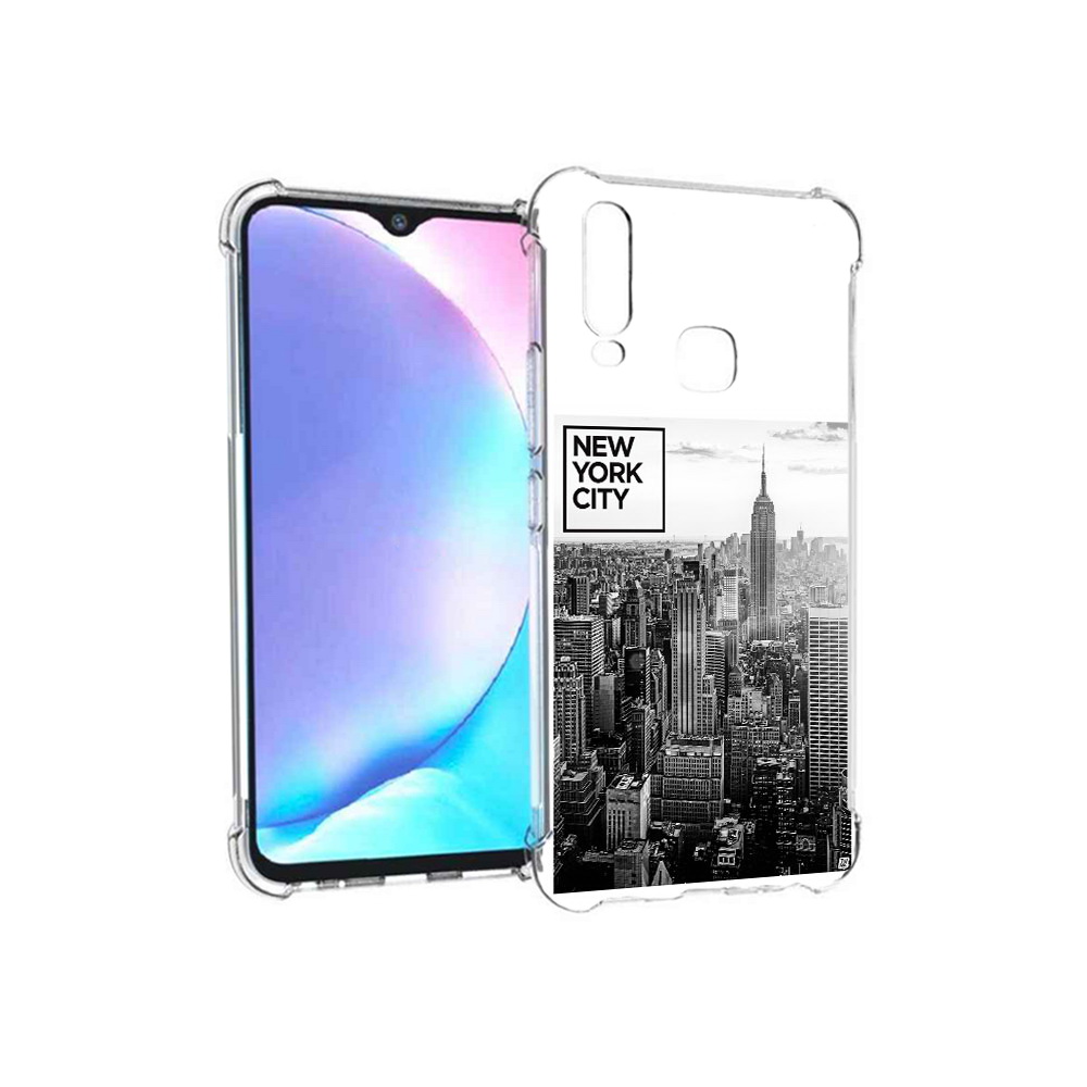 

Чехол MyPads Tocco для Vivo Y17 черно белый ньюерк (PT136369.382.686), Tocco