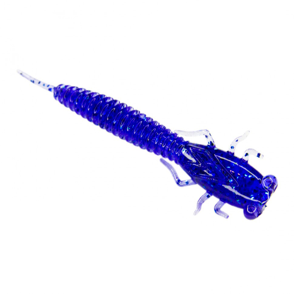 

Мягкие приманки Esox X-VIBRA 2.4" (62мм) # FK019 / Violet Blue (8шт), Синий, X-Vibra