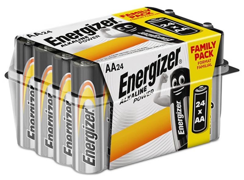 

Батарейки Energizer Alkaline Power AA, 24 шт (LR06-24BL)