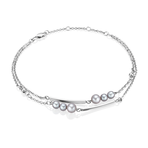 

Браслет из серебра с жемчугом р. 17 PLATINA jewelry 05-0601-00-301-0200-69, 05-0601-00-301-0200-69