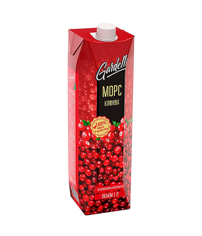 

Морс GARDELLI клюква, 2 шт по 1 л