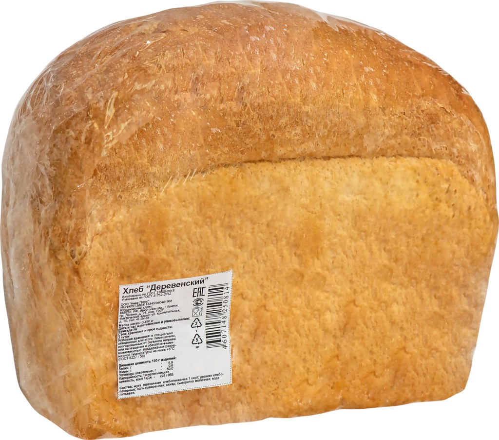 

Хлеб Диалог Плюс Нива пшеничный в нарезке 500 г