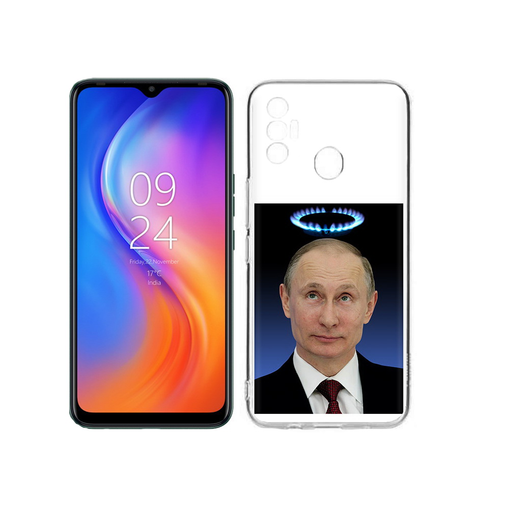 

Чехол MyPads Tocco для Tecno Spark 7 святой газ, Прозрачный, Tocco