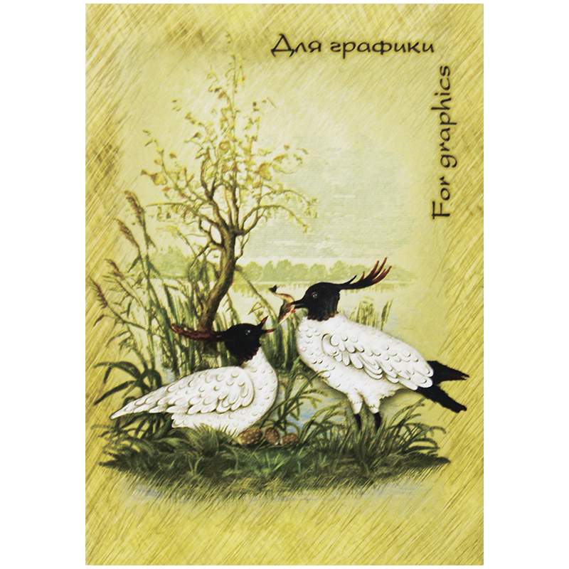 

Блокнот для графики Лилия Холдинг "Журавль" 171375, 20 листов, А5,, 3 штуки
