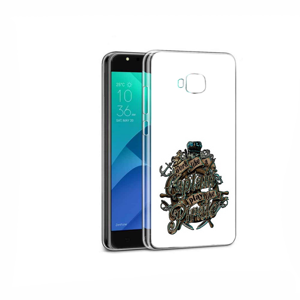 

Чехол MyPads Tocco для Asus ZenFone 4 Selfie капитан пиратов, Прозрачный, Tocco