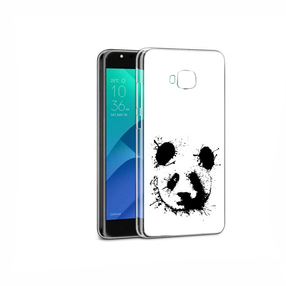 

Чехол MyPads Tocco для Asus ZenFone 4 Selfie клякса-панда, Прозрачный, Tocco