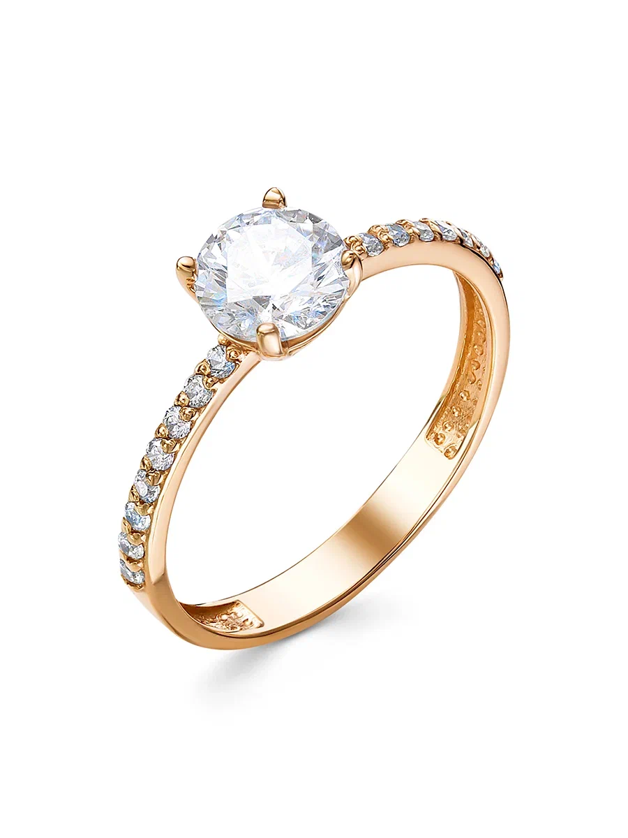 

Кольцо из золота с фианитом р. RYABTSOVSKY JEWELRY К-4279, К-4279