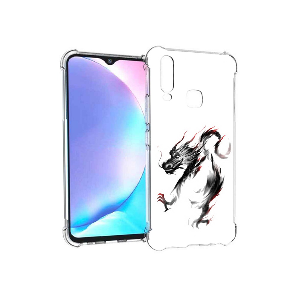 

Чехол MyPads Tocco для Vivo Y17 черный дракон (PT136369.382.690), Tocco