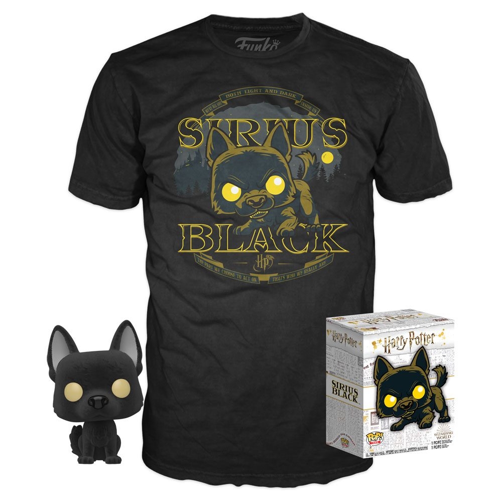 фото Набор funko harry potter - pop! tees - sirus black (фигурка/ футболка) (размер m)