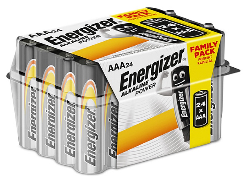 

Батарейки Energizer Alkaline Power AAA, 24 шт (LR03-24BL)