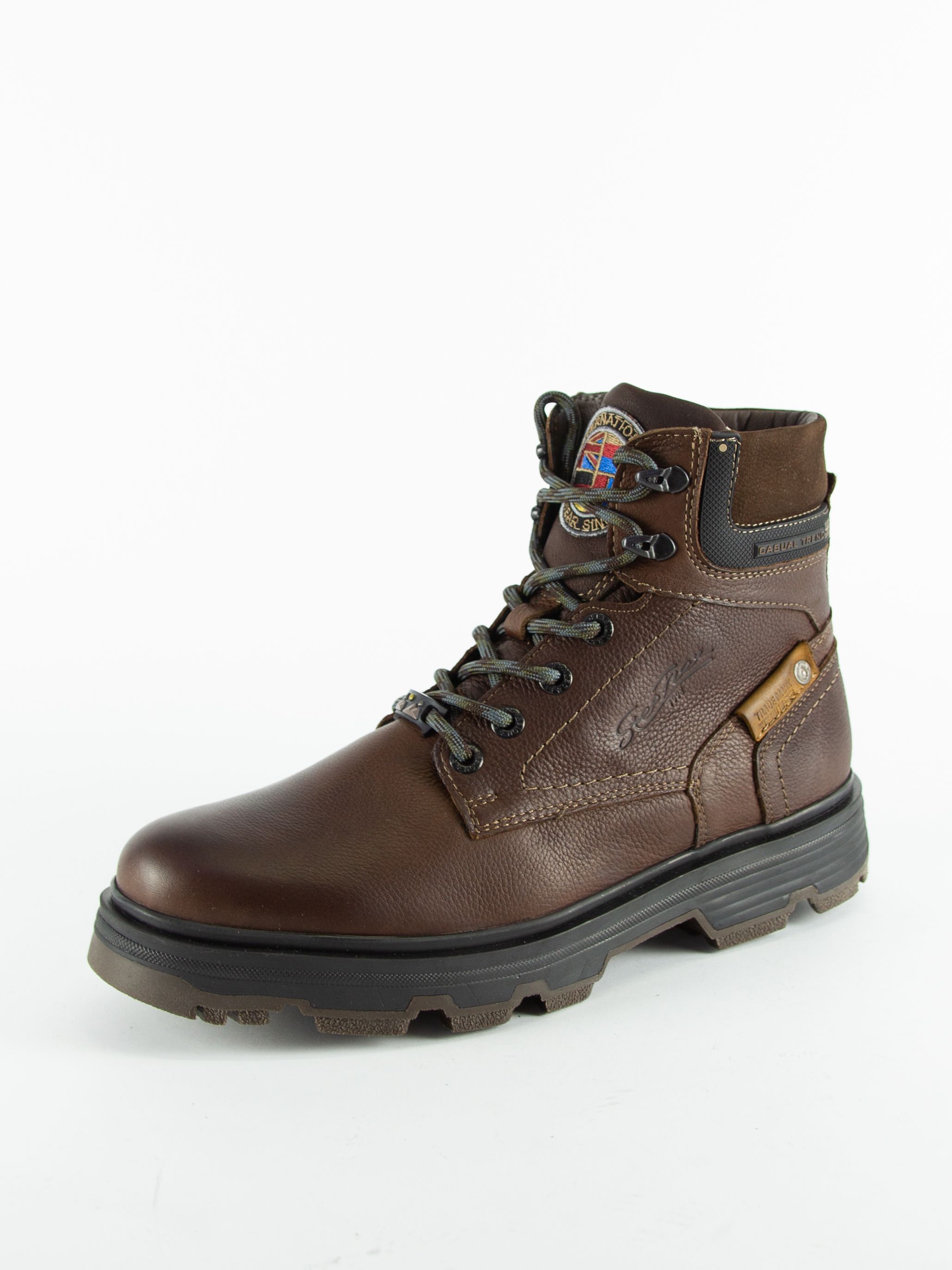 

Ботинки мужские Nine Lines 7693-3 коричневые 45 RU, Коричневый, 7693-3