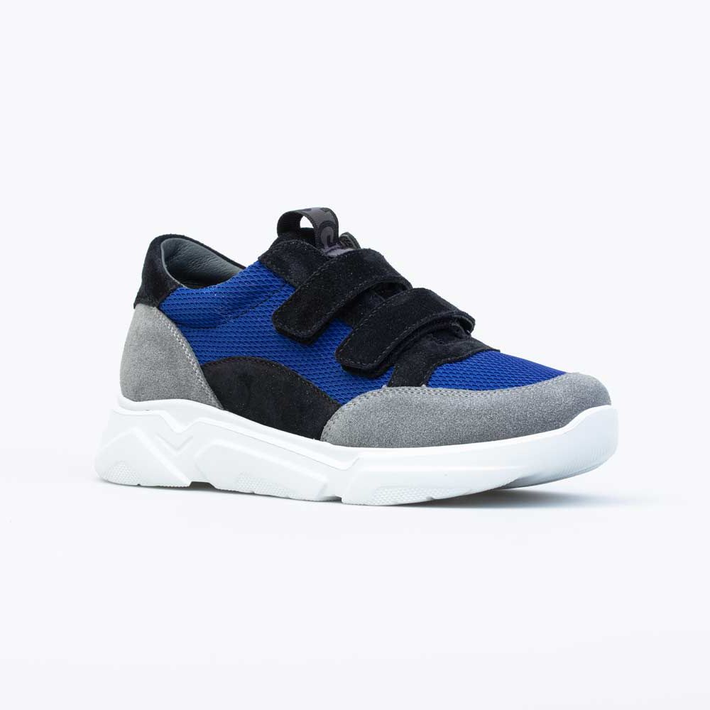 фото Полуботинки котофей 634157-22 синий, серый, черный 37