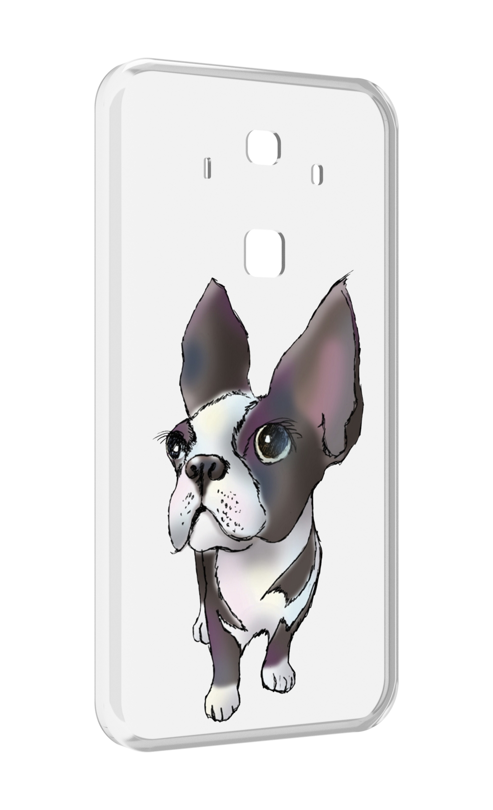 

Чехол MyPads Бульдожка для Huawei Mate 10 Pro, Прозрачный, Tocco