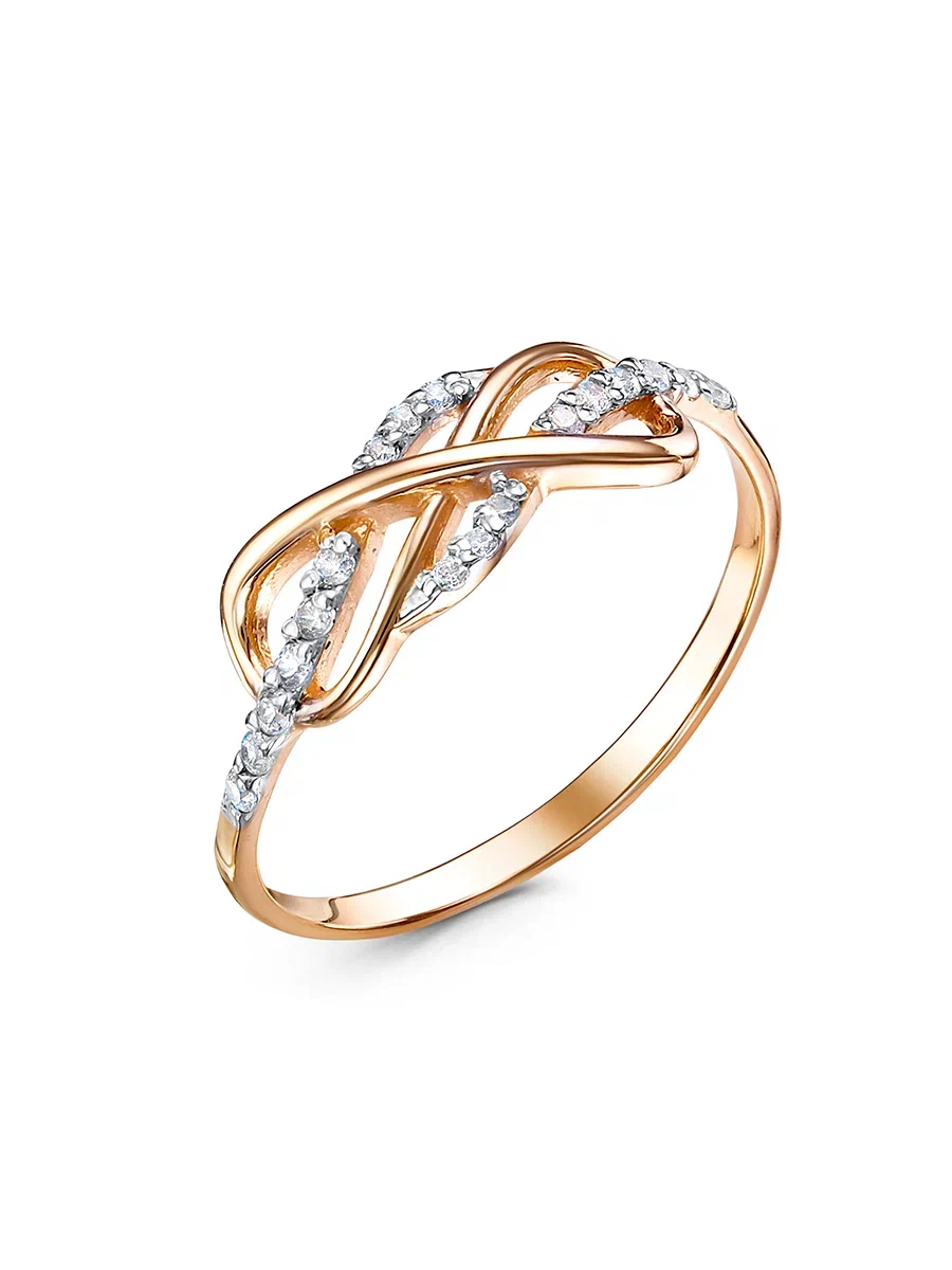 

Кольцо из золота с фианитом р. RYABTSOVSKY JEWELRY К-4357, К-4357