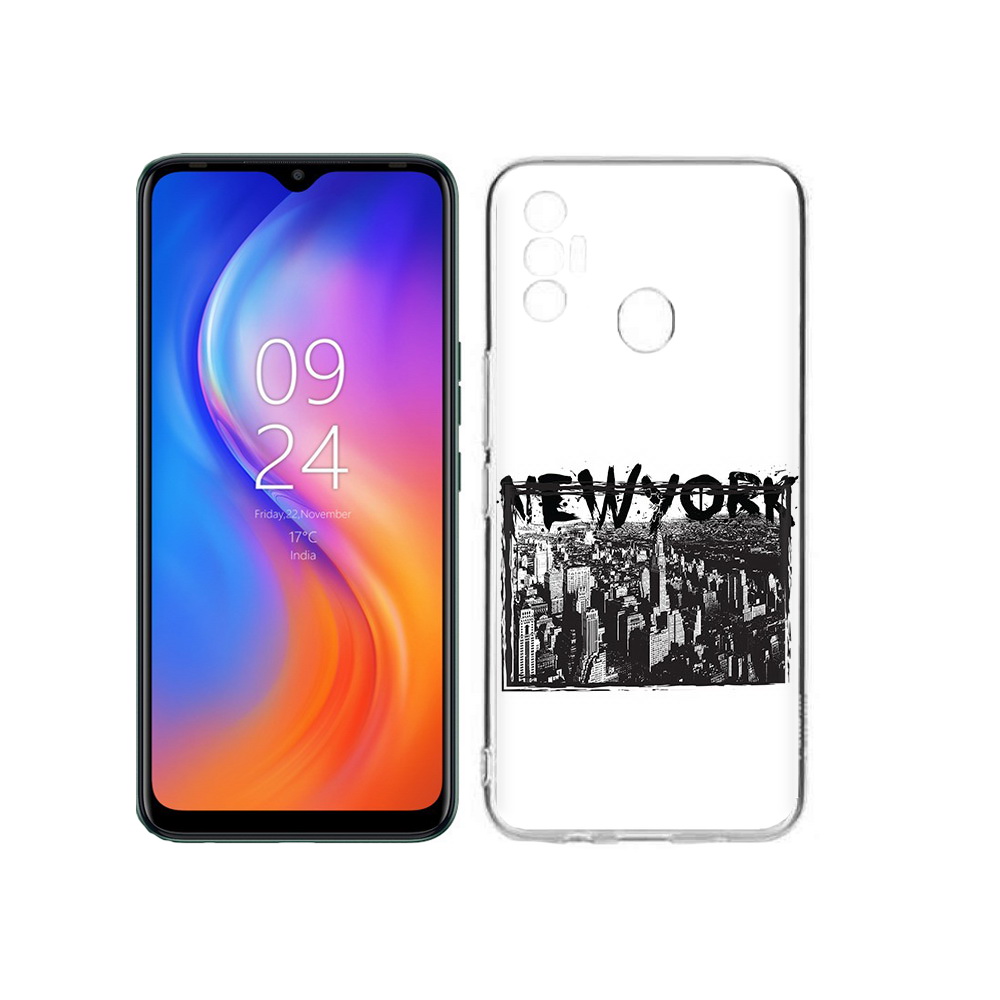 

Чехол MyPads Tocco для Tecno Spark 7 че, Прозрачный, Tocco