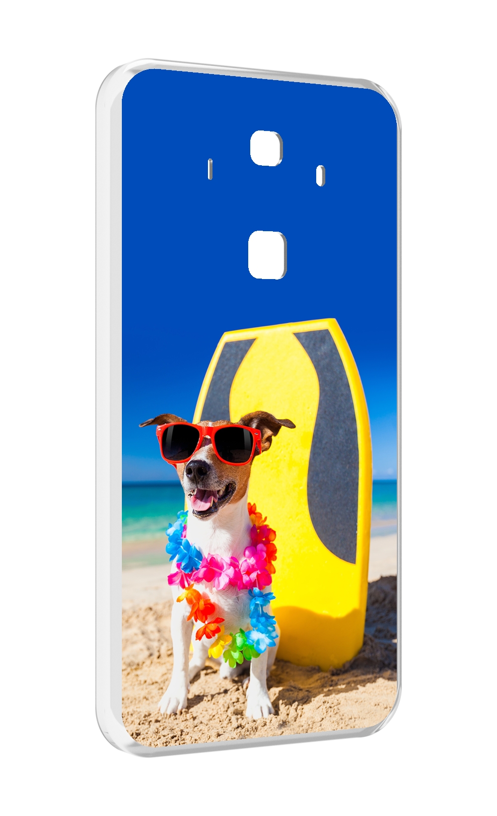 

Чехол MyPads Гавайская-собака для Huawei Mate 10 Pro, Прозрачный, Tocco